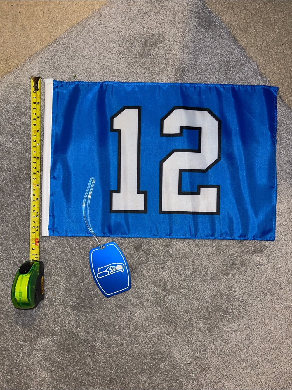 12th man Seahawks Fan Flag + gift